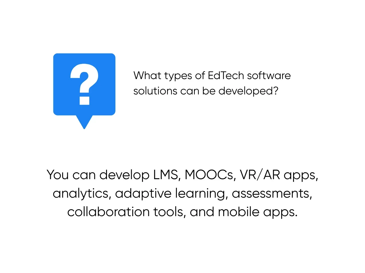What Types of EdTech Software Solutions Can Be Developed