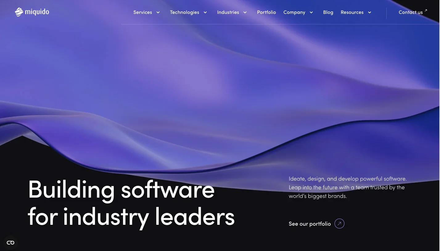 Miquido_homepage