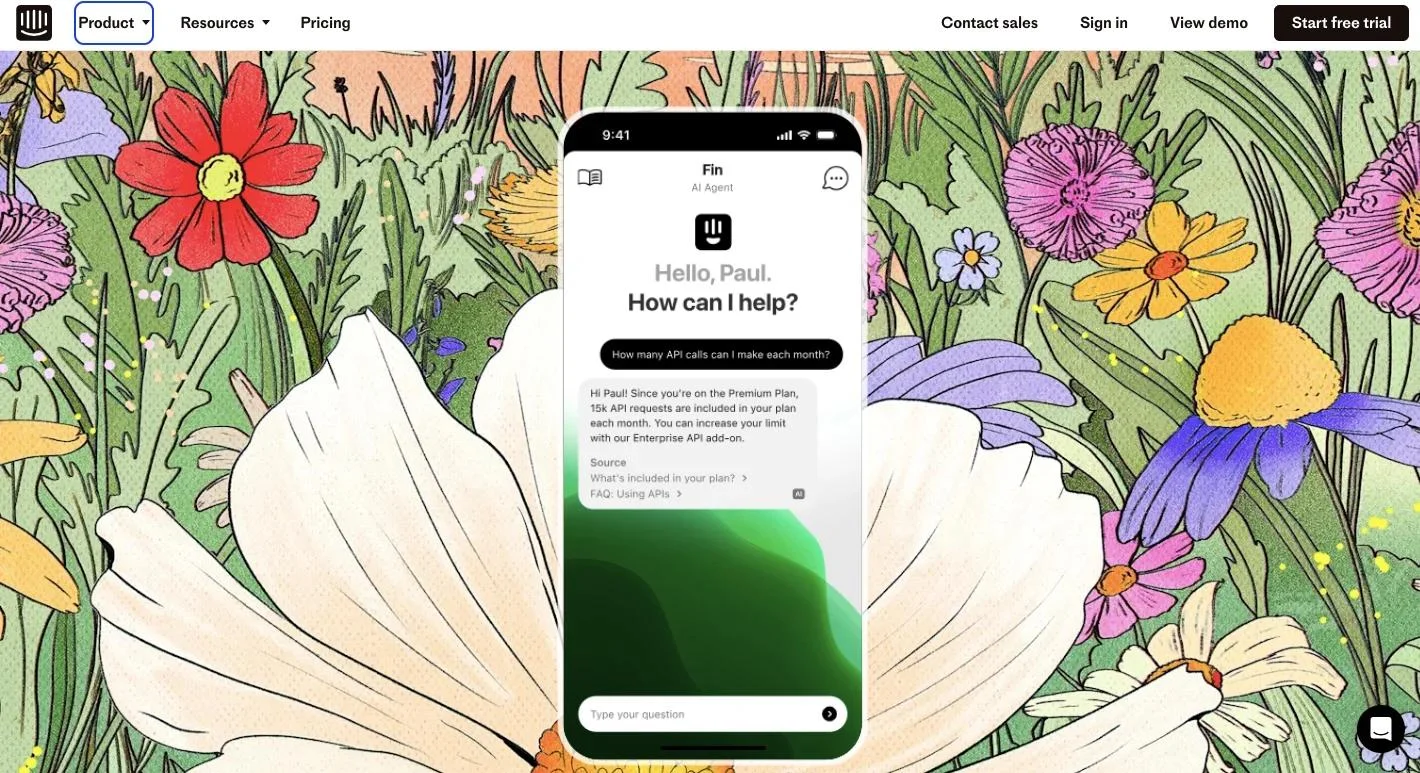 Intercom_product page