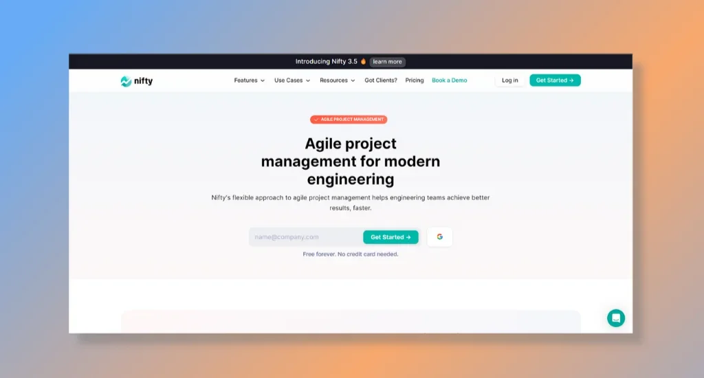 Nifty - Goal-Oriented Design