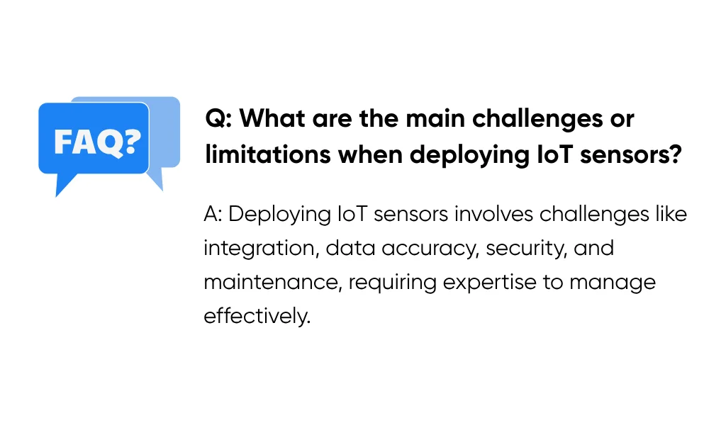 FAQ on IoT sensor deployment challenges