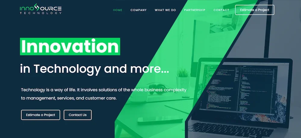InnoSource homepage