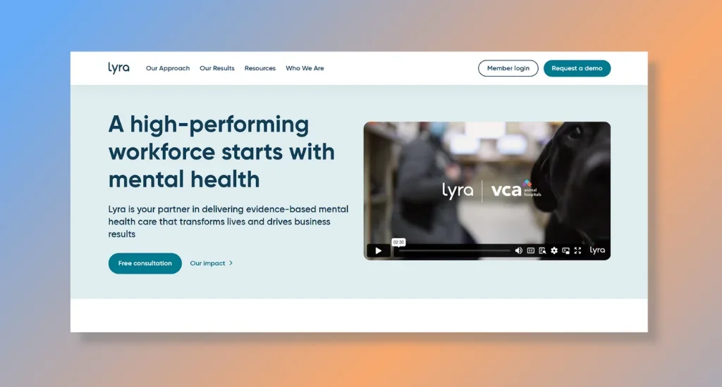 Lyra Health - Best for Transformative Workforce Mental Health Care