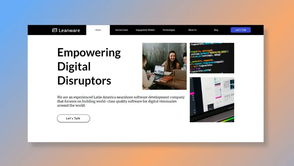 Leanware - Empowering Digital Disruptors