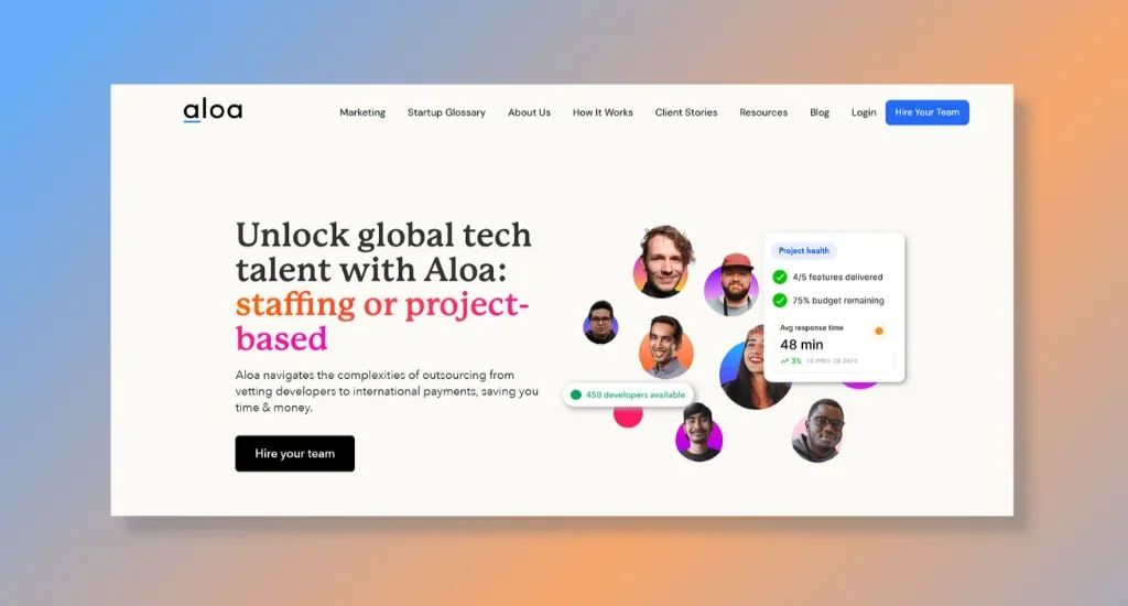 Aloa - Top Pick to Partner With Outsource Custom Software Development Service