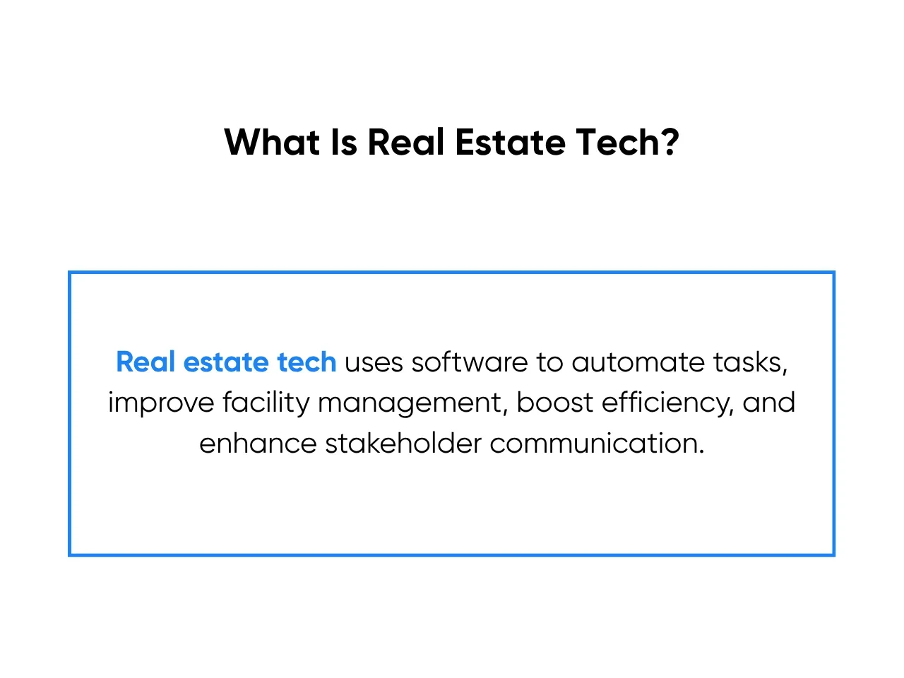 What Is Real Estate Tech
