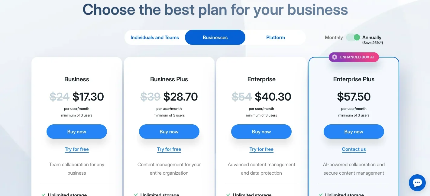 Box_price page