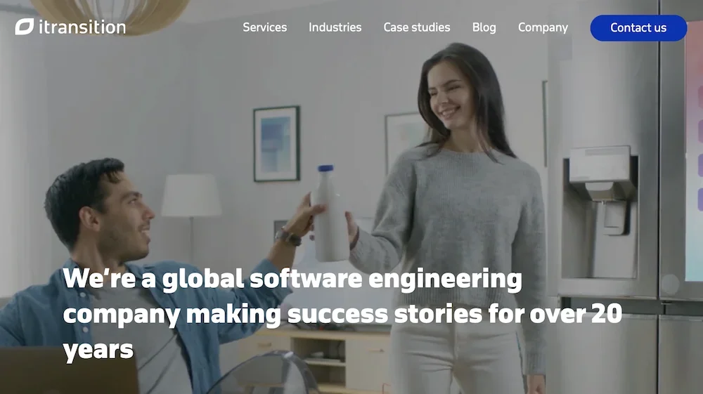 Intransition homepage