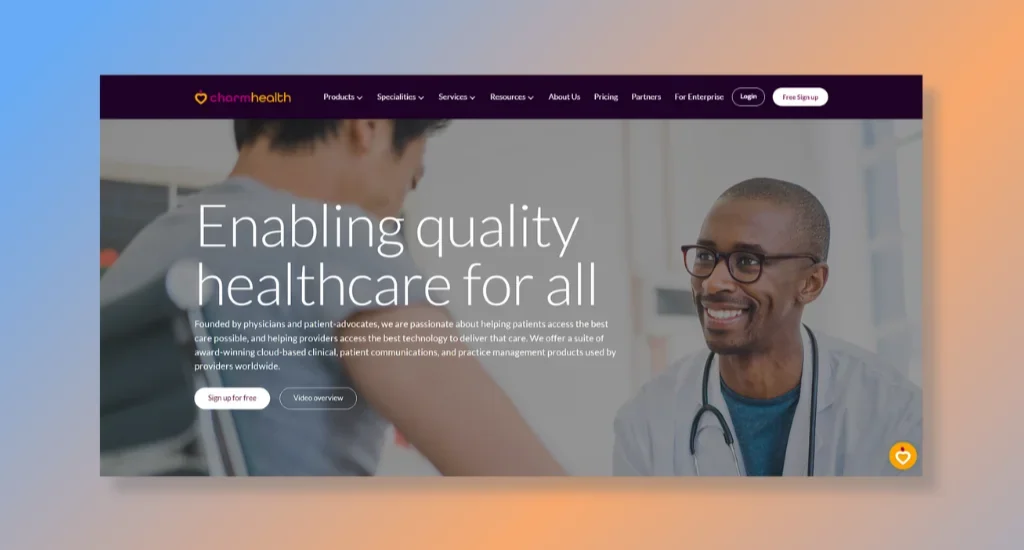 ChARM Health - Supports Remote Healthcare Through Secure Communication and Appointments