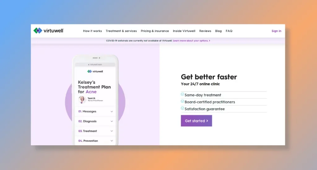 Virtuwell - Offers Round-the-Clock Accessible and Affordable Telehealth Services