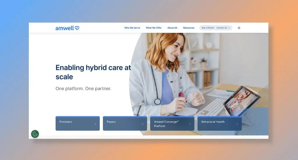 Amwell - Integrates Care Settings for Hybrid Delivery