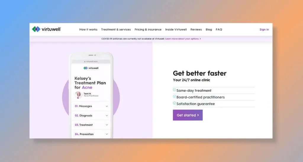 Virtuwell - Offers Round-the-Clock Accessible and Affordable Telehealth Services