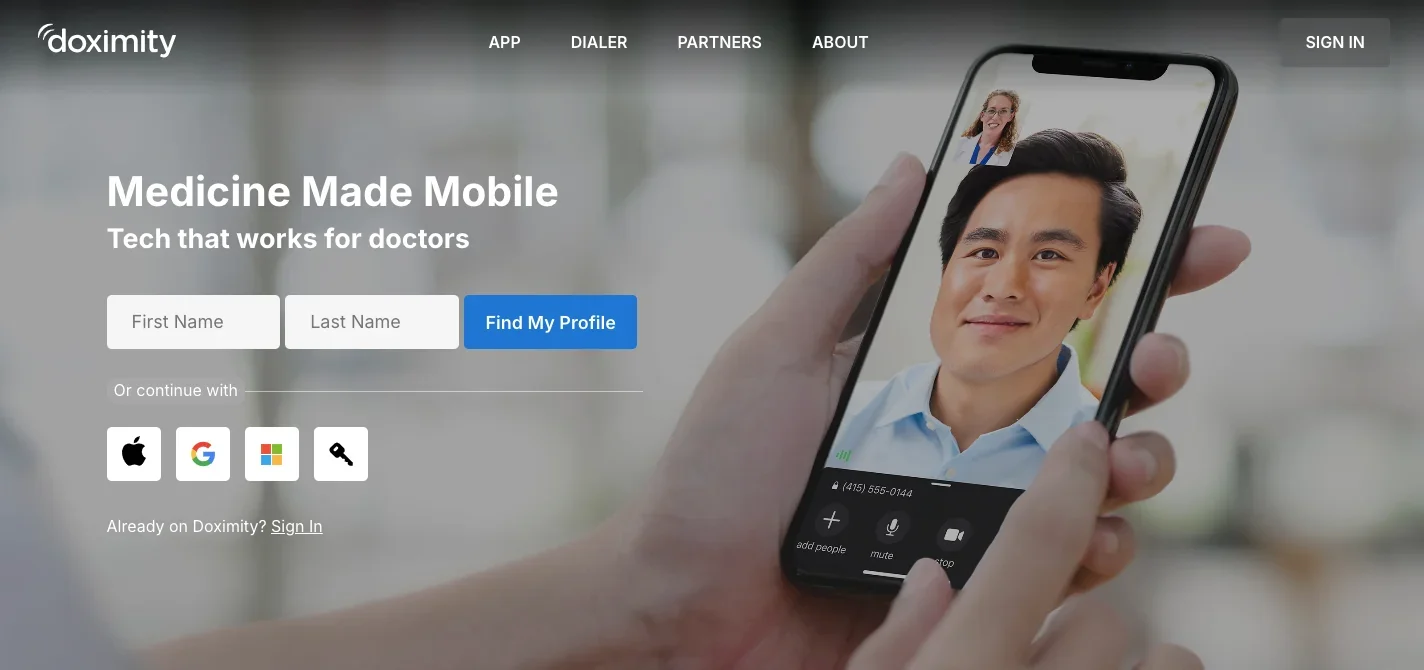 Doximity_homepage