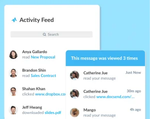 Polymail activity feed