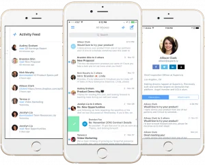 Polymail mobile app view