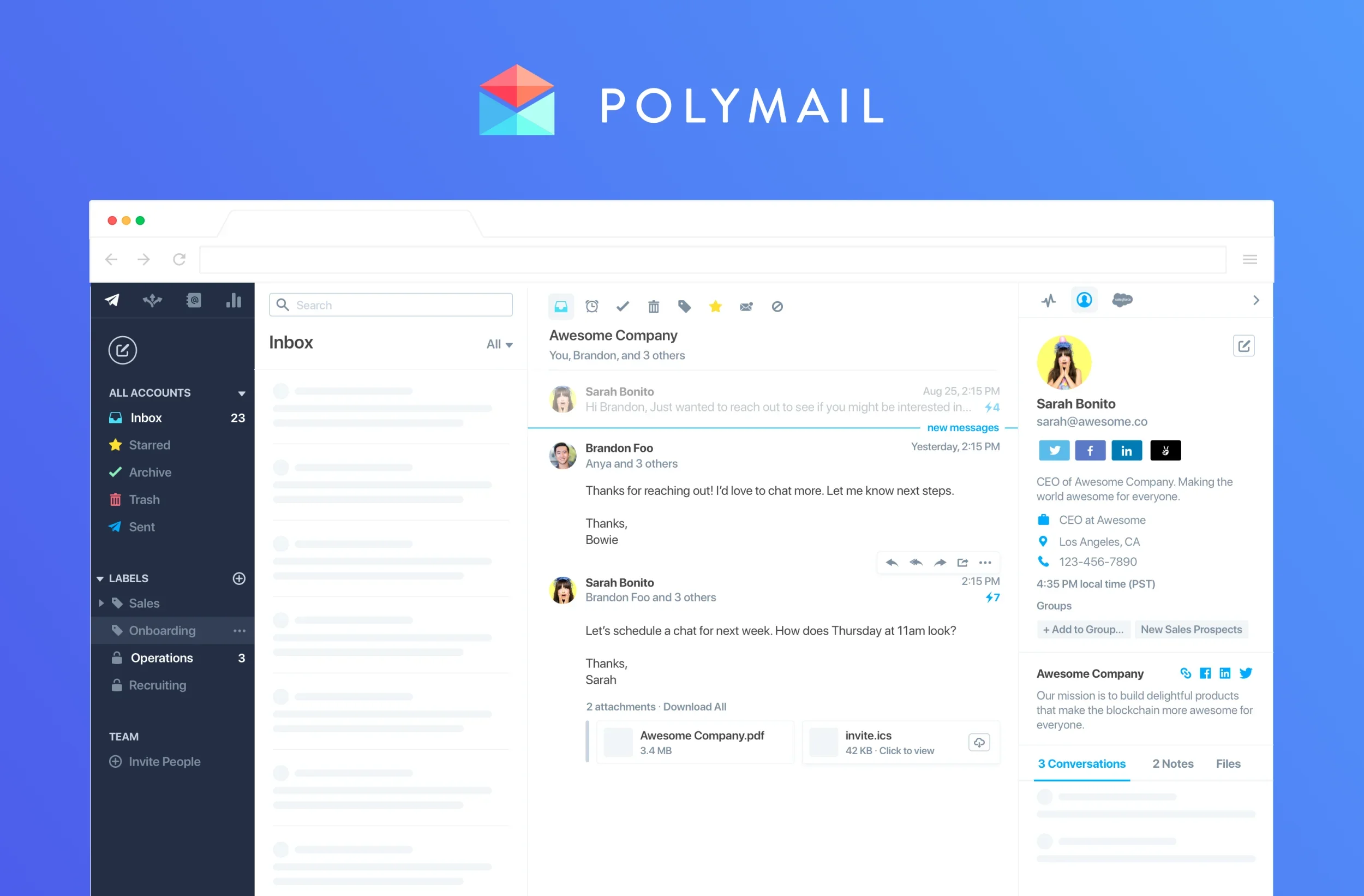 Polymail Review - The Best Email App for Startups