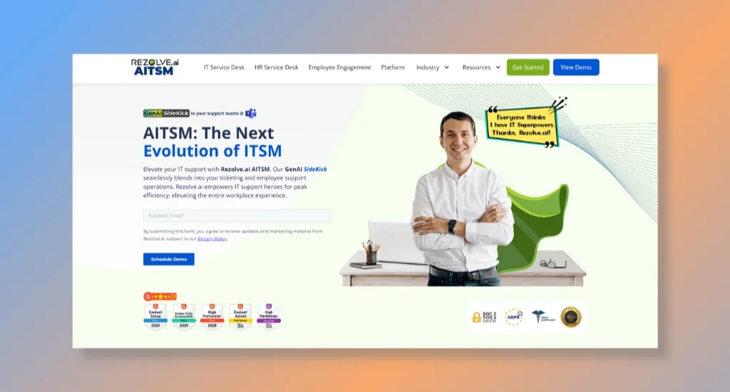Rezolve.ai - Best Choice for AI-Powered IT Service Management