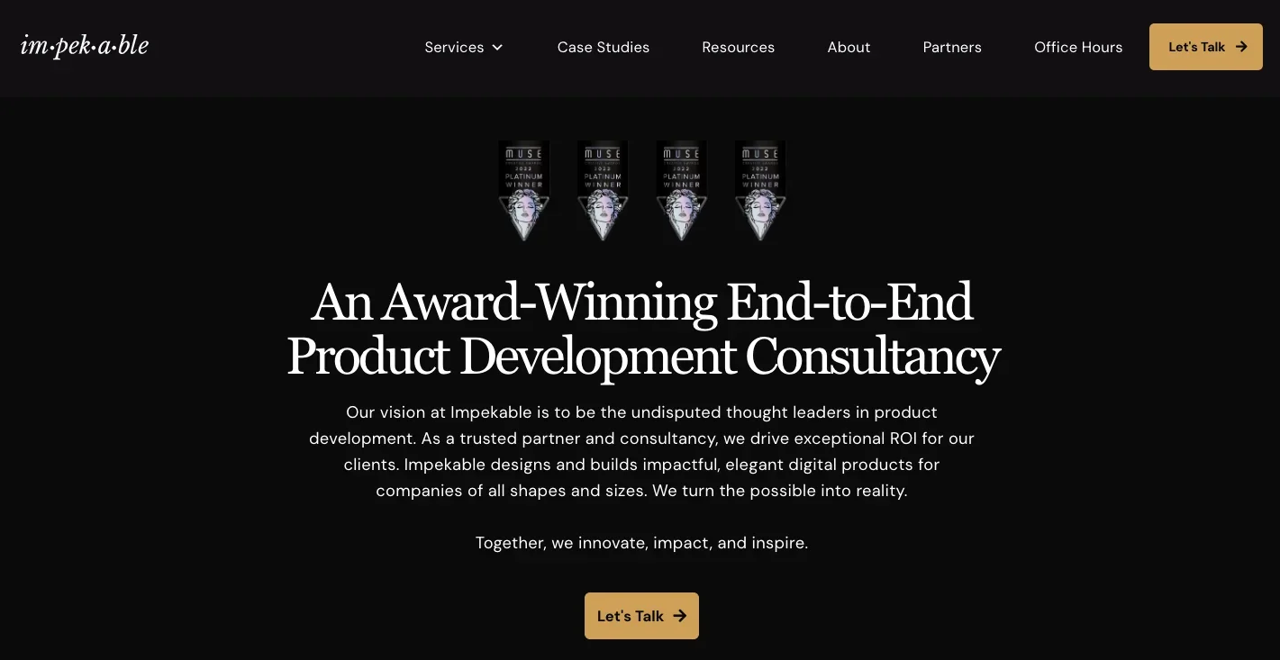 Impekable_homepage
