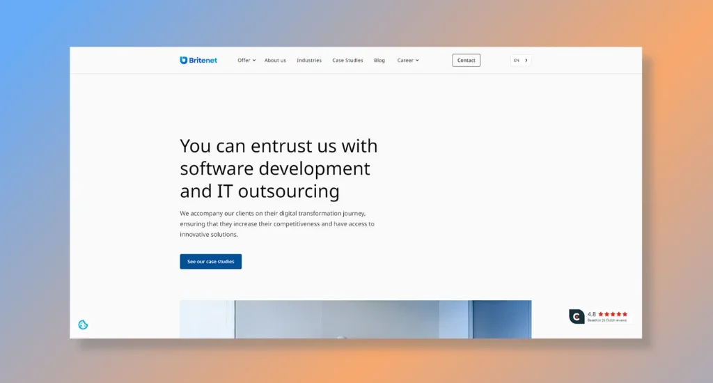 5. Britenet - Top Pick for an Outsourcing Partner with a Strong History 