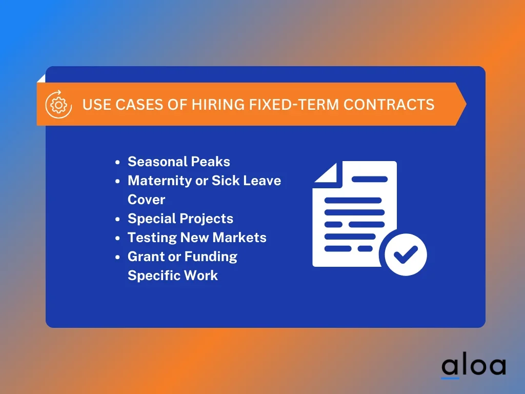 fixed term contracts use cases