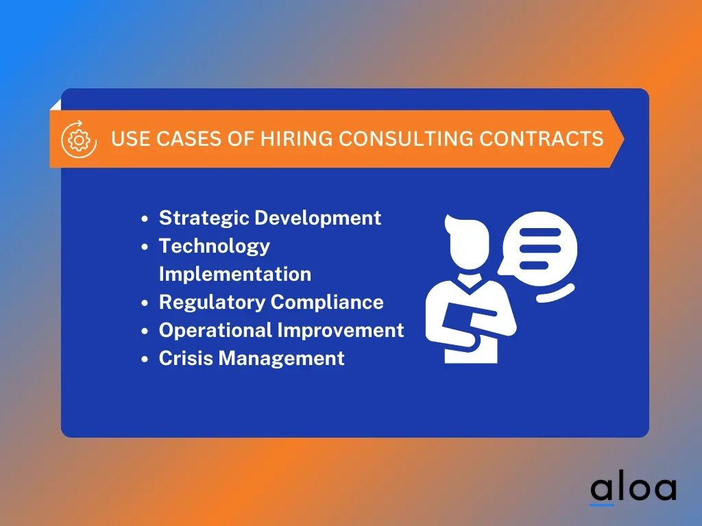 consulting contracts use cases
