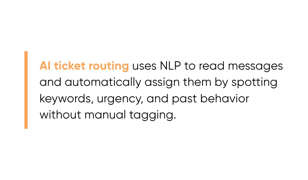 Streamlining customer service ticket routing using AI