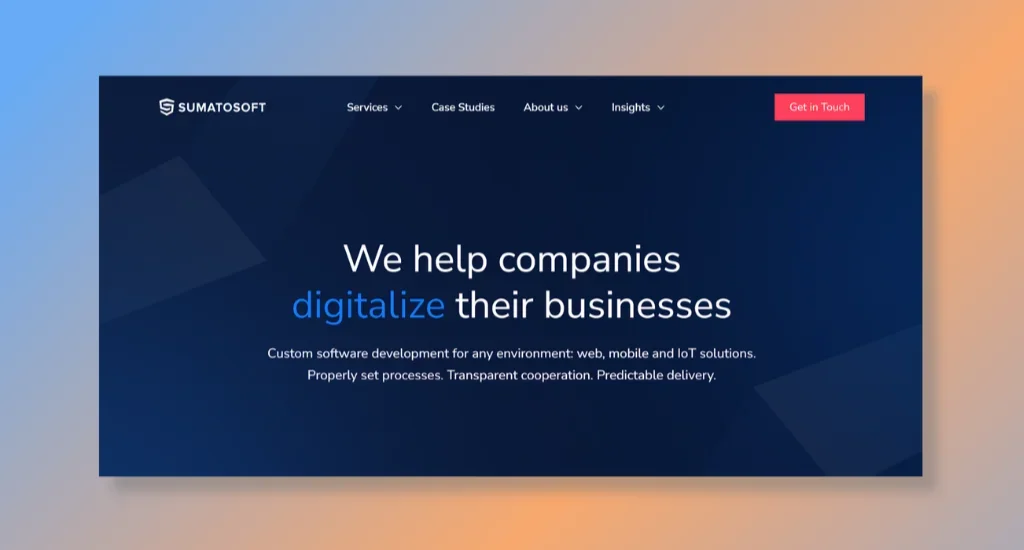 SumatoSoft - Digitizes Business Solutions