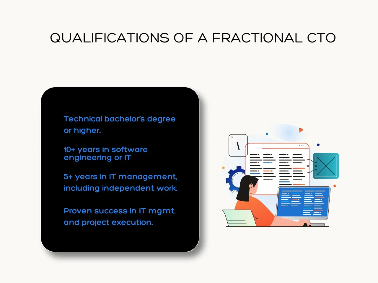 Qualifications of a Fractional CTO