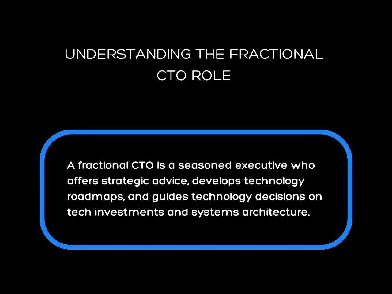 Understanding the Fractional CTO Role