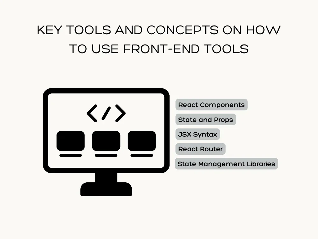 Key tools and Concepts on How to Use Front-End Tools
